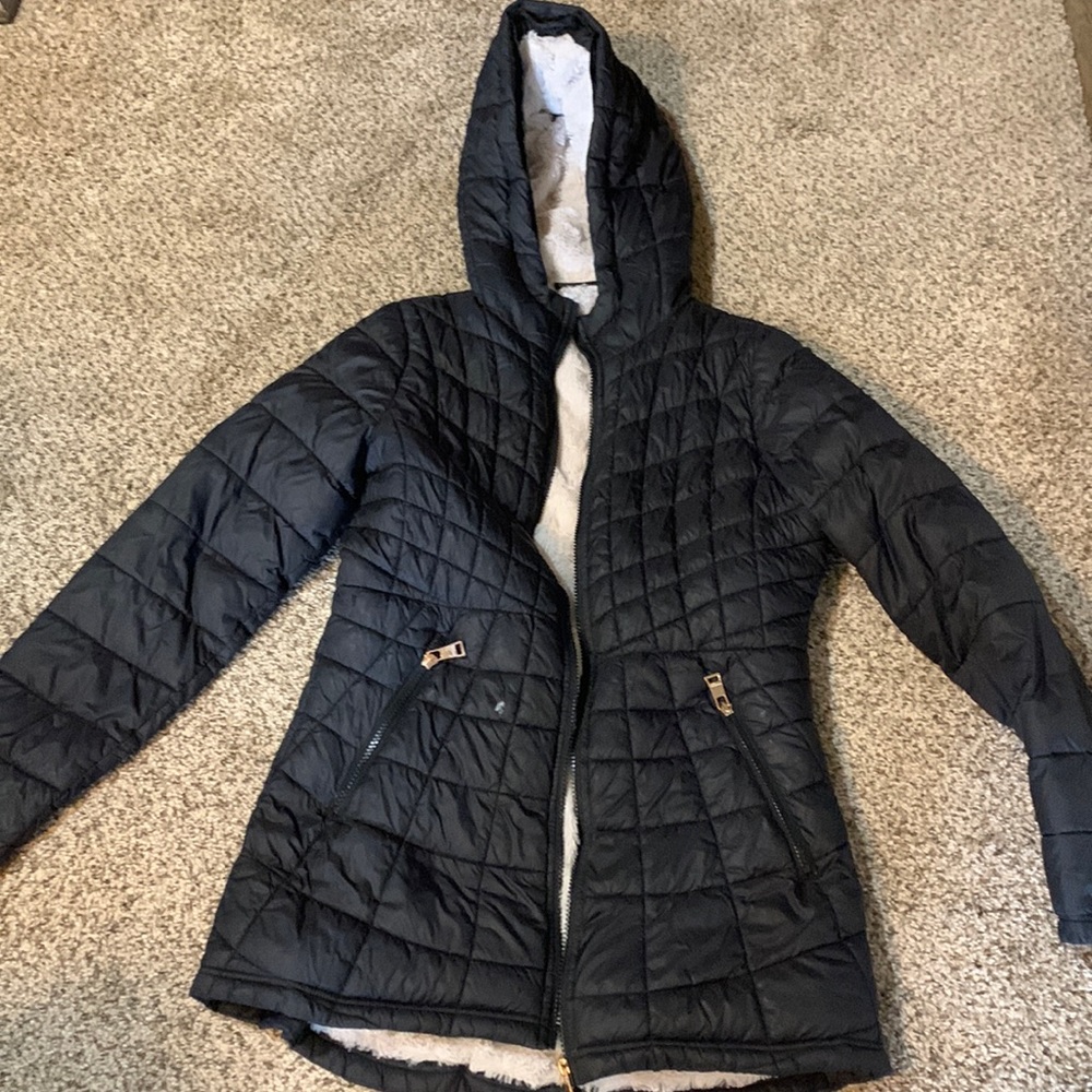 Bebe quilted hooded Jacket